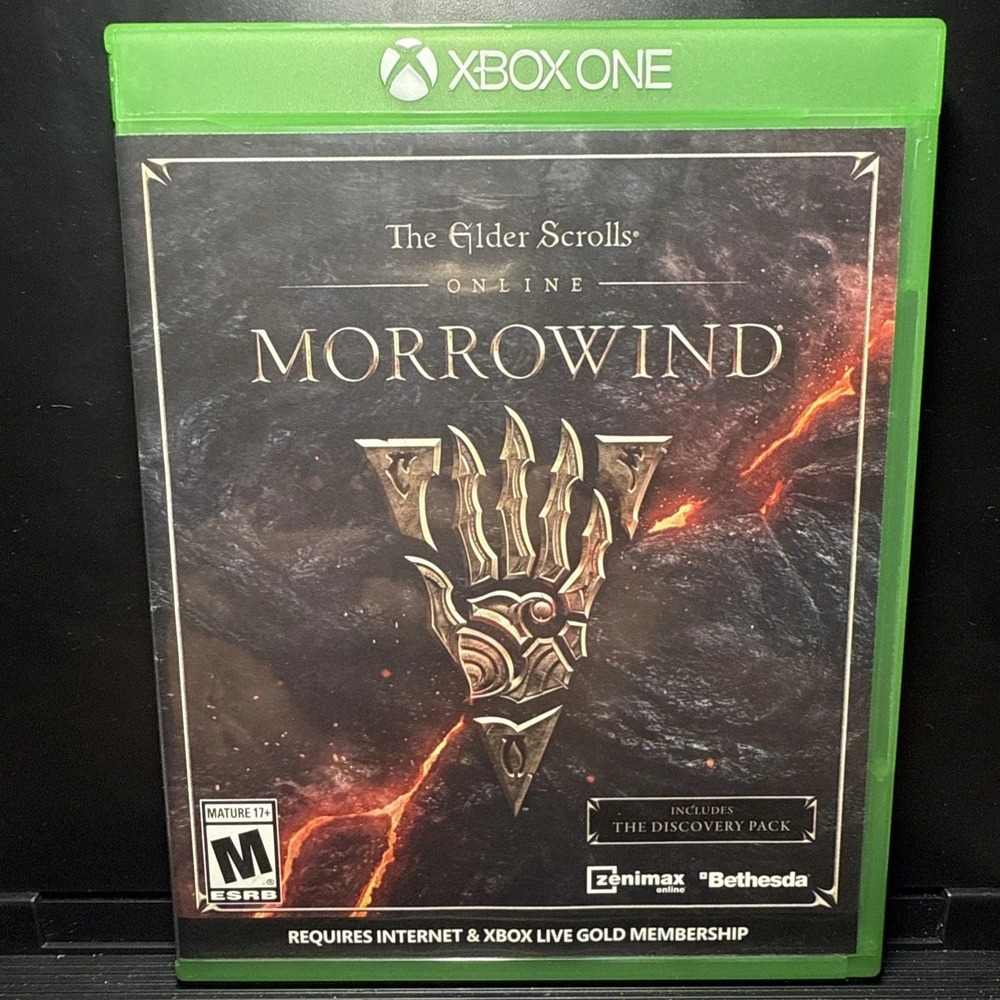 The Elder Scrolls Online Morrowind Xbox One Bethesda RPG‎ Video Game Disc